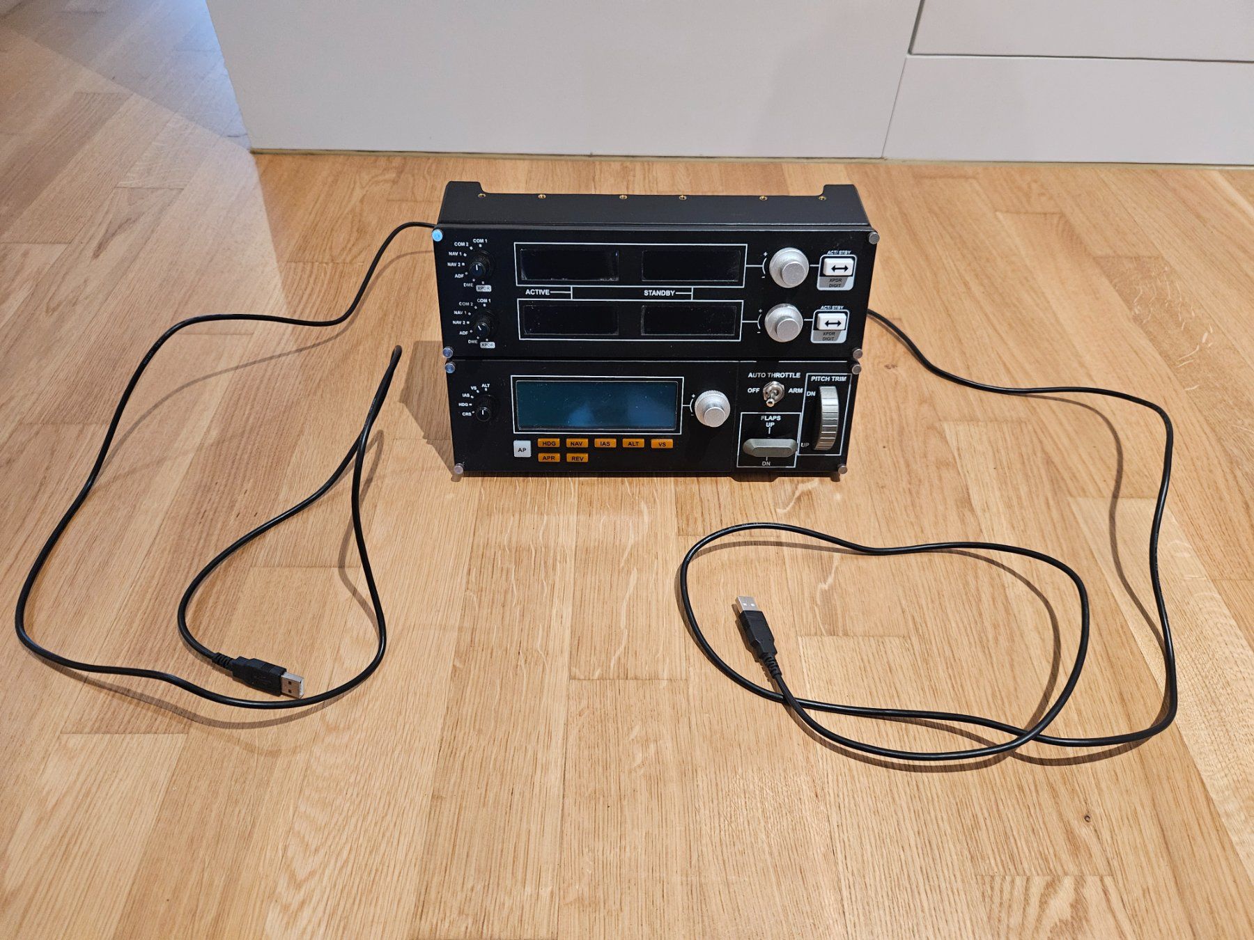 Logitech Saitek Pro Flight Radio Panel & Multi Panel (Kombi) (Gebraucht ...