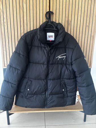 Veste d’hiver imperméable noire Tommy Jeans