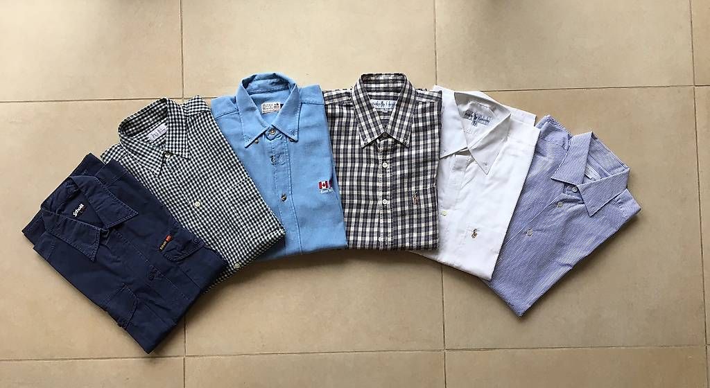 Camicie: 6 camicie uomo di marca 100% cotone – Usato da Massagno venduto da dar_8mq5