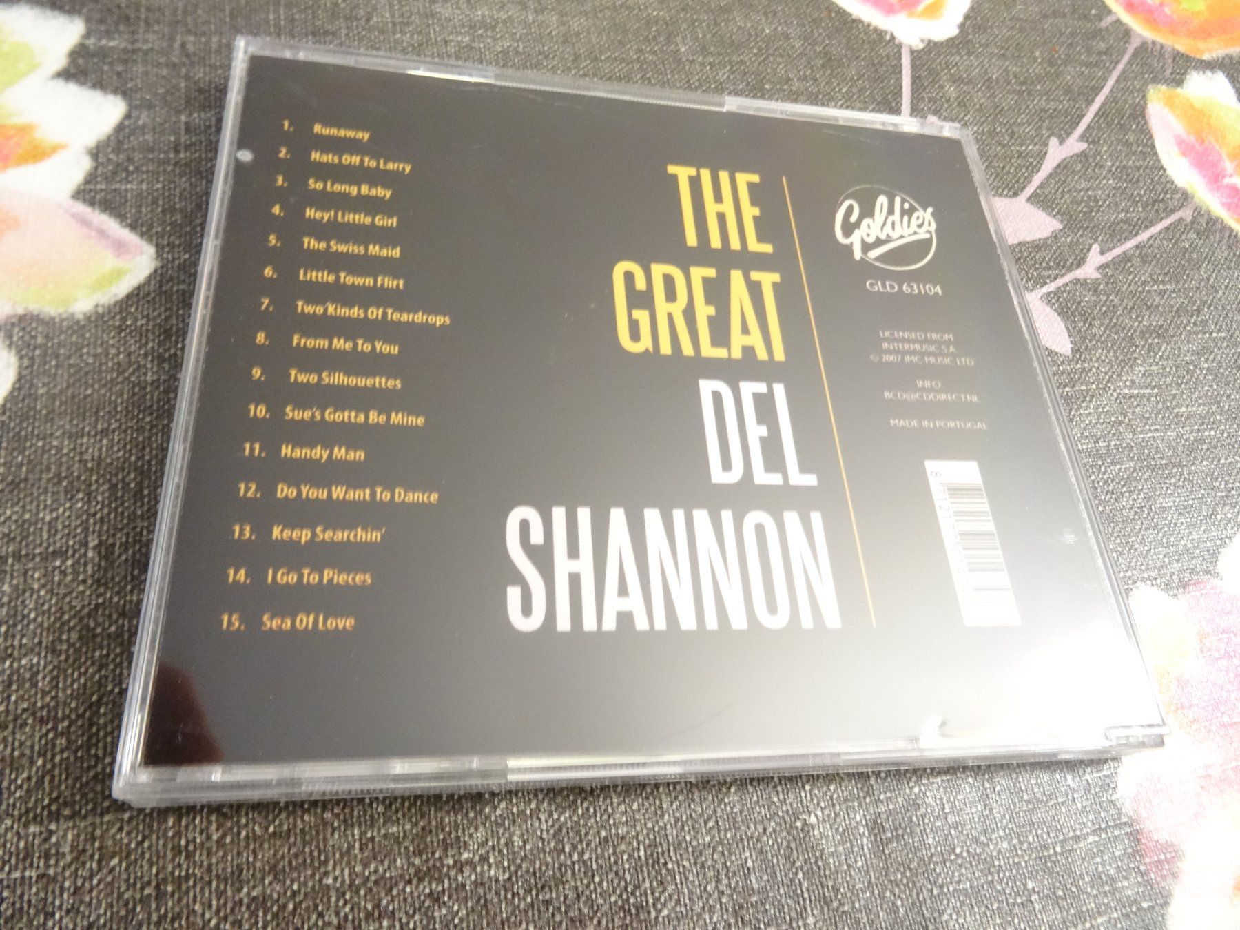 CD: Del Shannon - The Great CD – Usato da Olten venduto da Disc-Ausverkauf 1