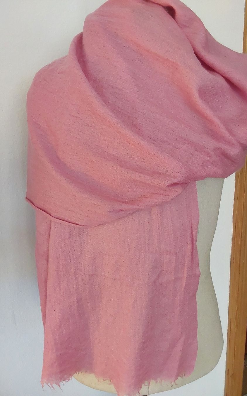 Foulard & Sciarpe: Schal Kaschmir rosa Handmade in India – Nuovo (secondo la descrizione) da Köniz venduto da scopello12