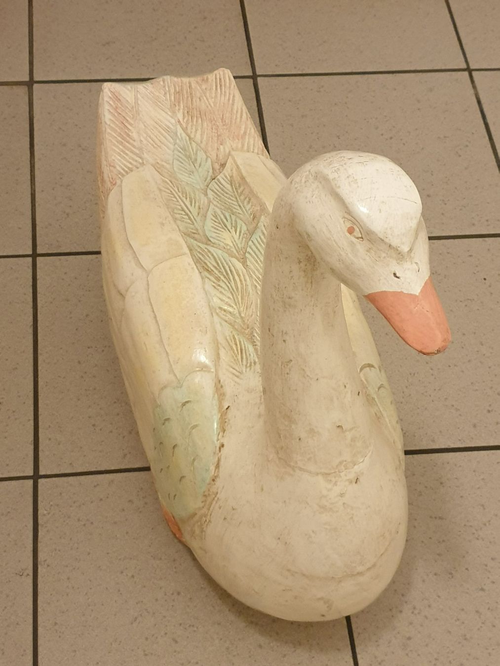 Skulpturen & Statuen: Vintage grosse Gans aus Holz geschnitzt schwer – Gebraucht aus Mörschwil von spirspi 1