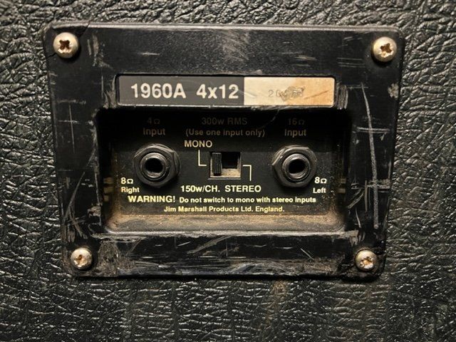 Marshall Strumenti musicali: MARSHALL Box 1960A 4x12 – Usato da Bern venduto da bernstudio 1