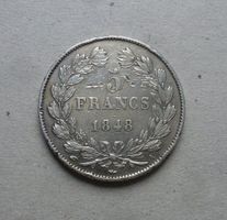 Frankreich ++ 5.- Francs 1848 A