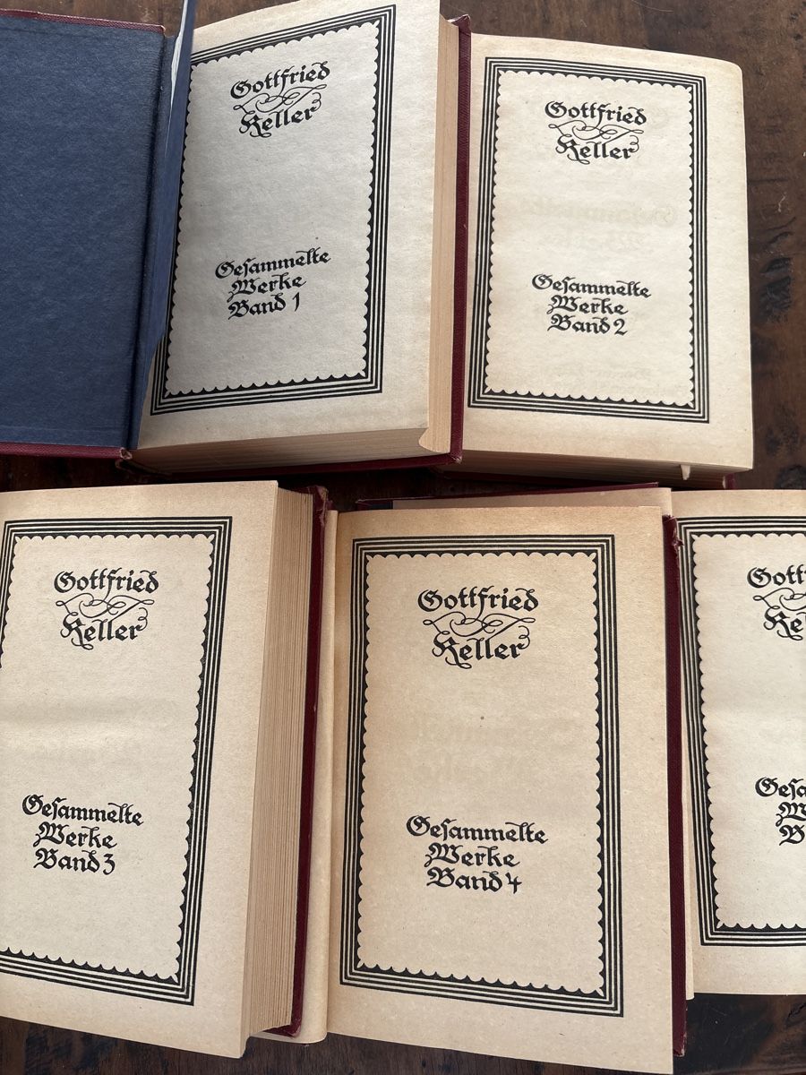 Libri: 1-5 Gesammelte Werke von Gottfried Keller – Usato da Verscio venduto da Foroglio 2