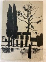 Röbi Wyss Haus an den Yonne» von 1978, handsigniert