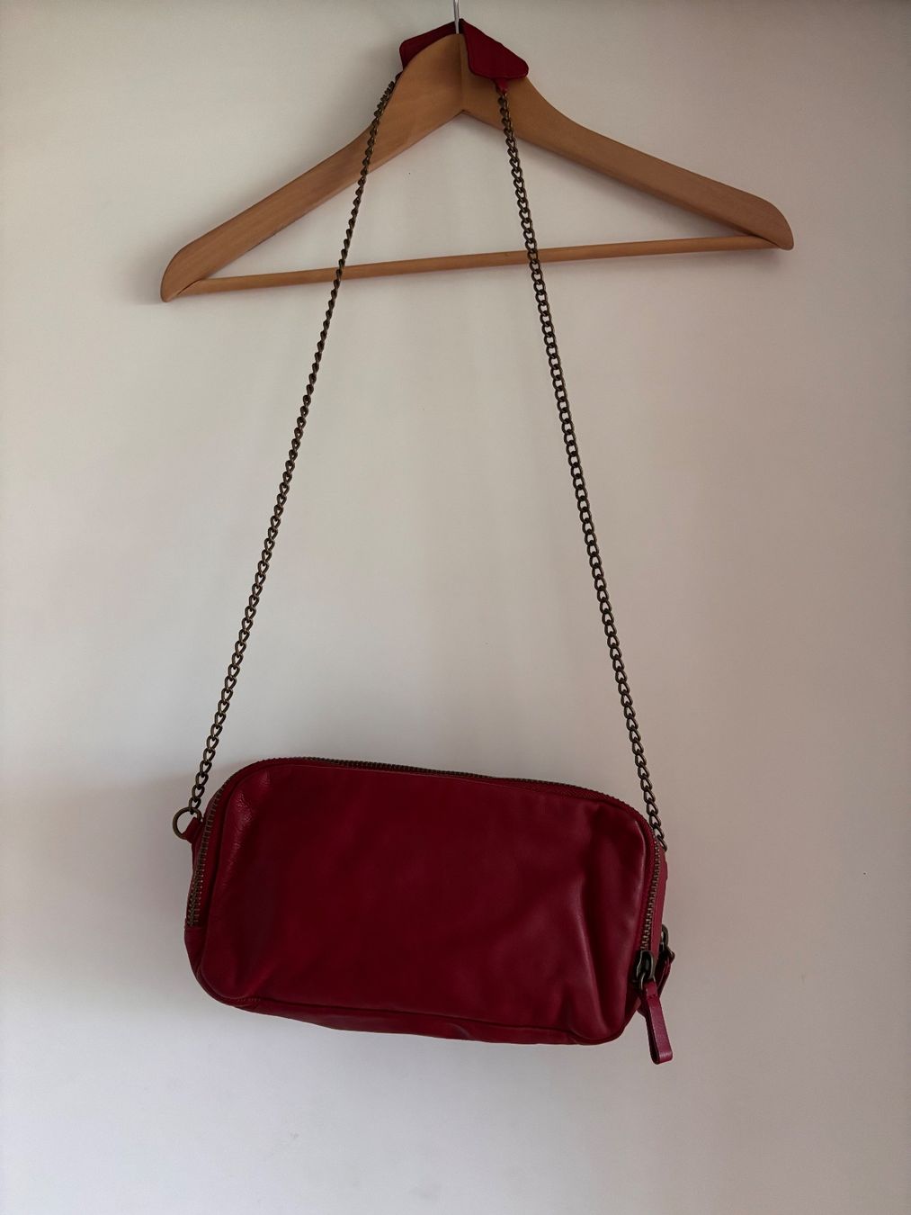 Sandro Borse da donna: SANDRO Umhänge Tasche rot – Usato da Bennau venduto da Fury3 2