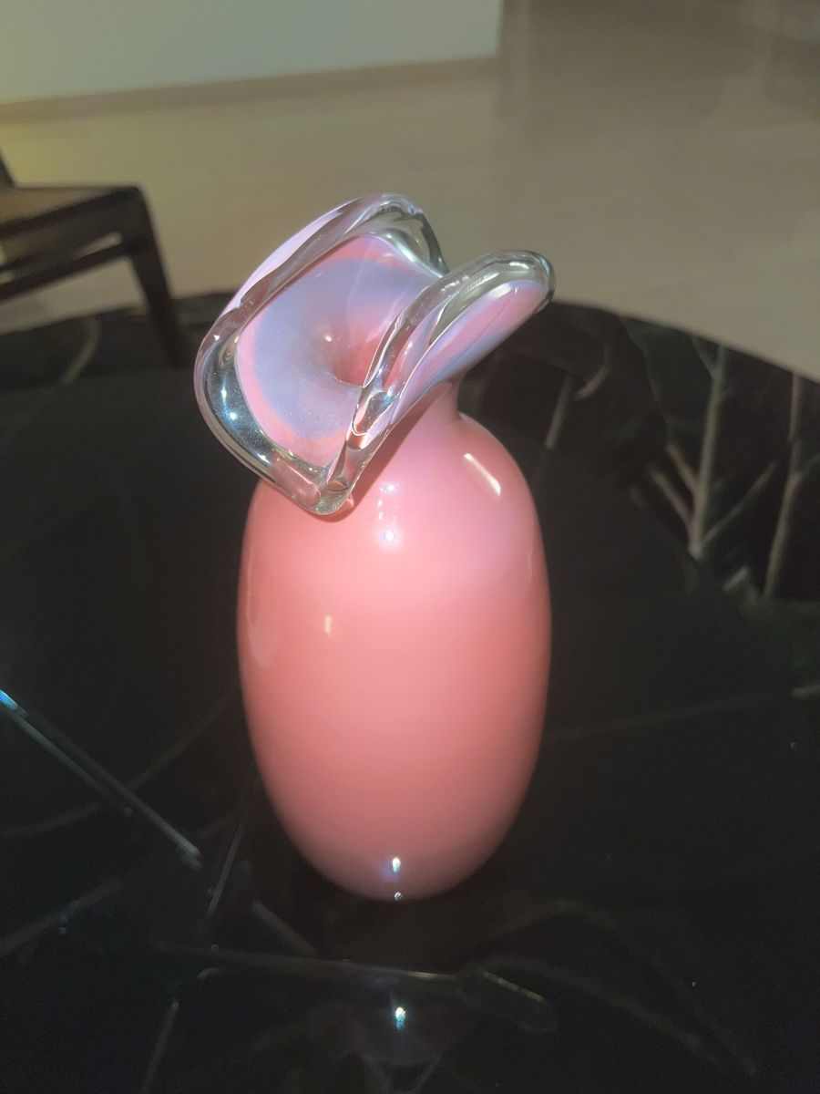 Murano Vasi & Recipienti: Rosa Murano Glas Vase – Usato da Zürich venduto da nojuma 4