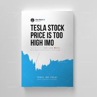 "Tesla Stock Chart" Leinwandbild Elon Musk Zitat 50x70cm neu