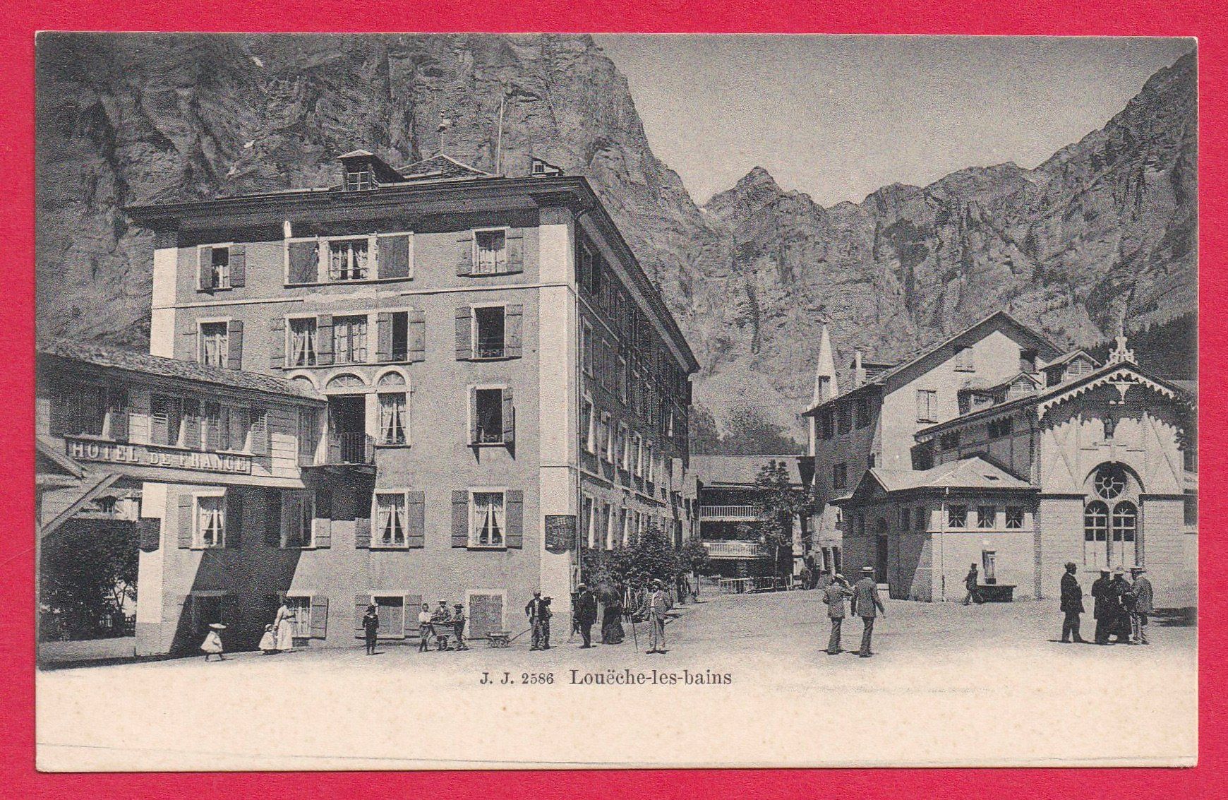 Cartoline postali: Louëche-le-Bains – Usato da Lausanne venduto da PL22neufx