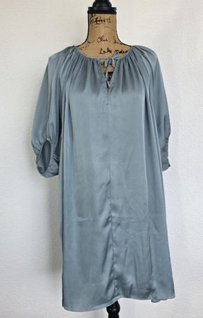 H&M Kleid, Gr. XL, blau-grau, Sommerkleid