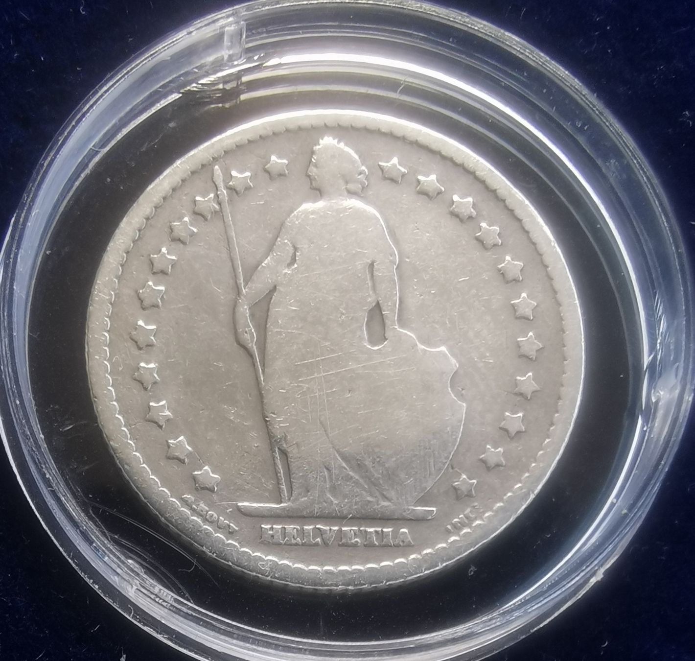 Toutes les monnaies: 1 Franken Silber 1886 ss – D'occasion à Küssnacht am Rigi par Gold_und_mehr 1