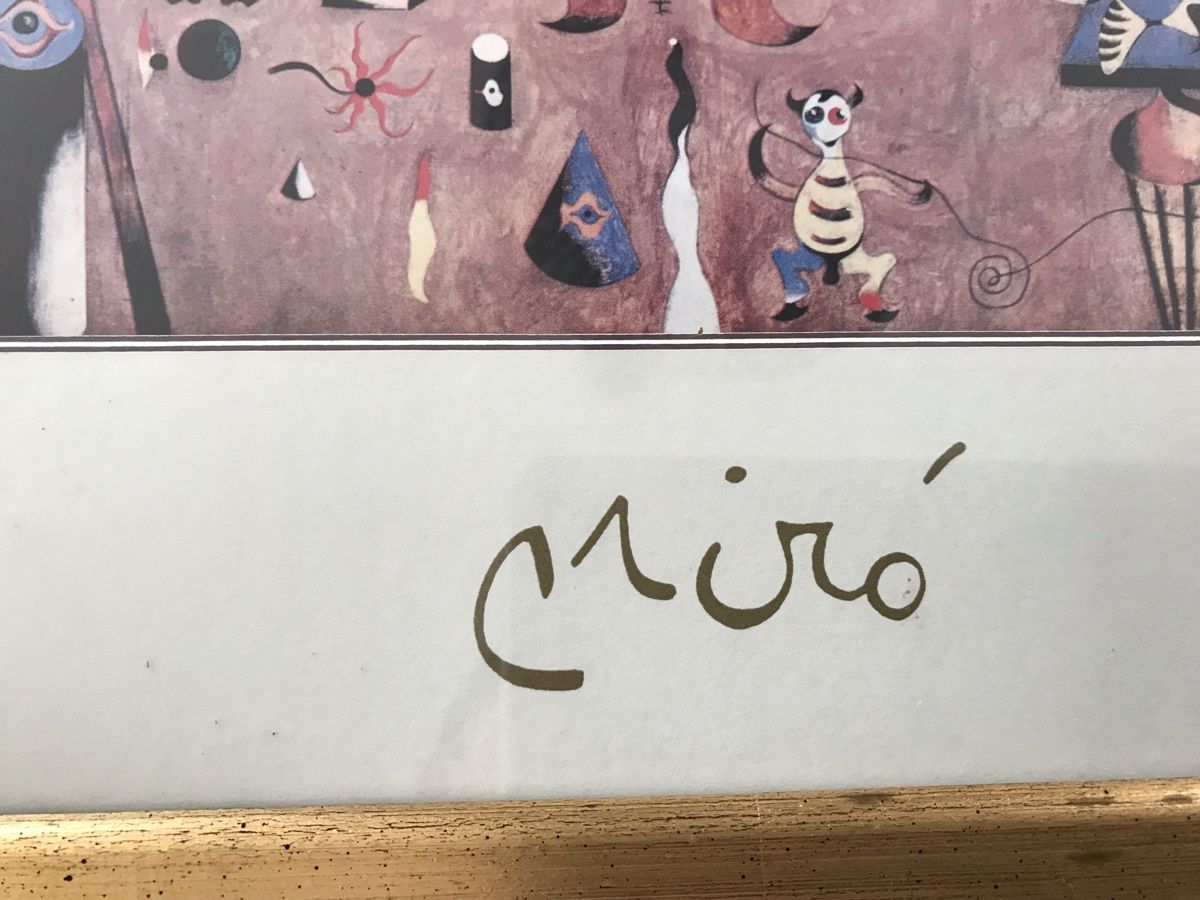 Grafica & Litografie: Tableau Miro repro - Cadre inclus – Usato da Penthaz venduto da Petrus45 4