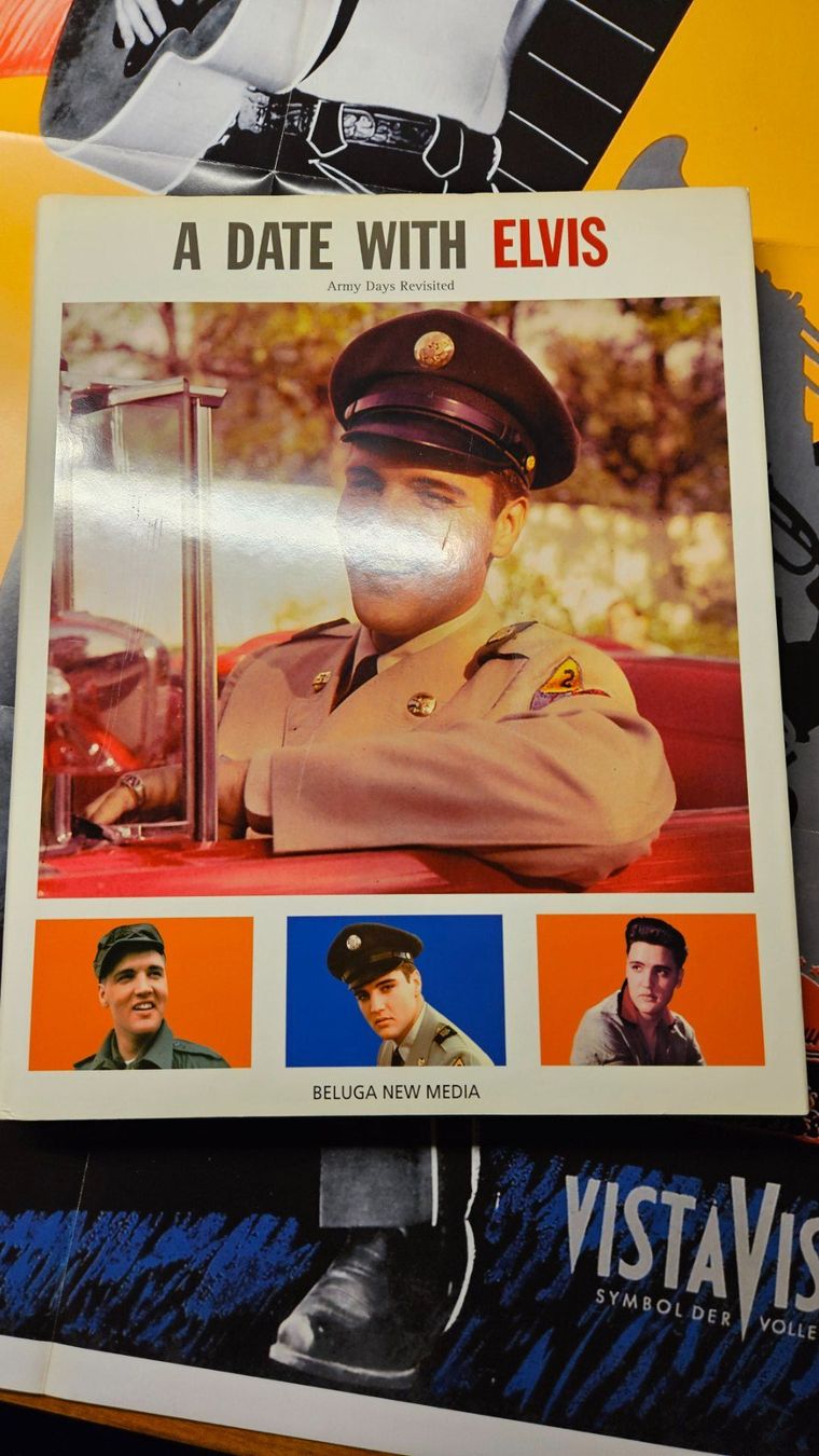 Libri: Elvis Presley rares, limitiertes Buch "A Date with Elvis" – Usato da Gunzwil venduto da Charro03 1