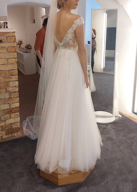 Vestiti: NEUES Sabe CLOUD Brautkleid – Nuovo e nell'imballaggio originale da Zürich venduto da eko_dd7d 3