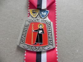 Medaille GL Kant. Schützenfest Glarus 78