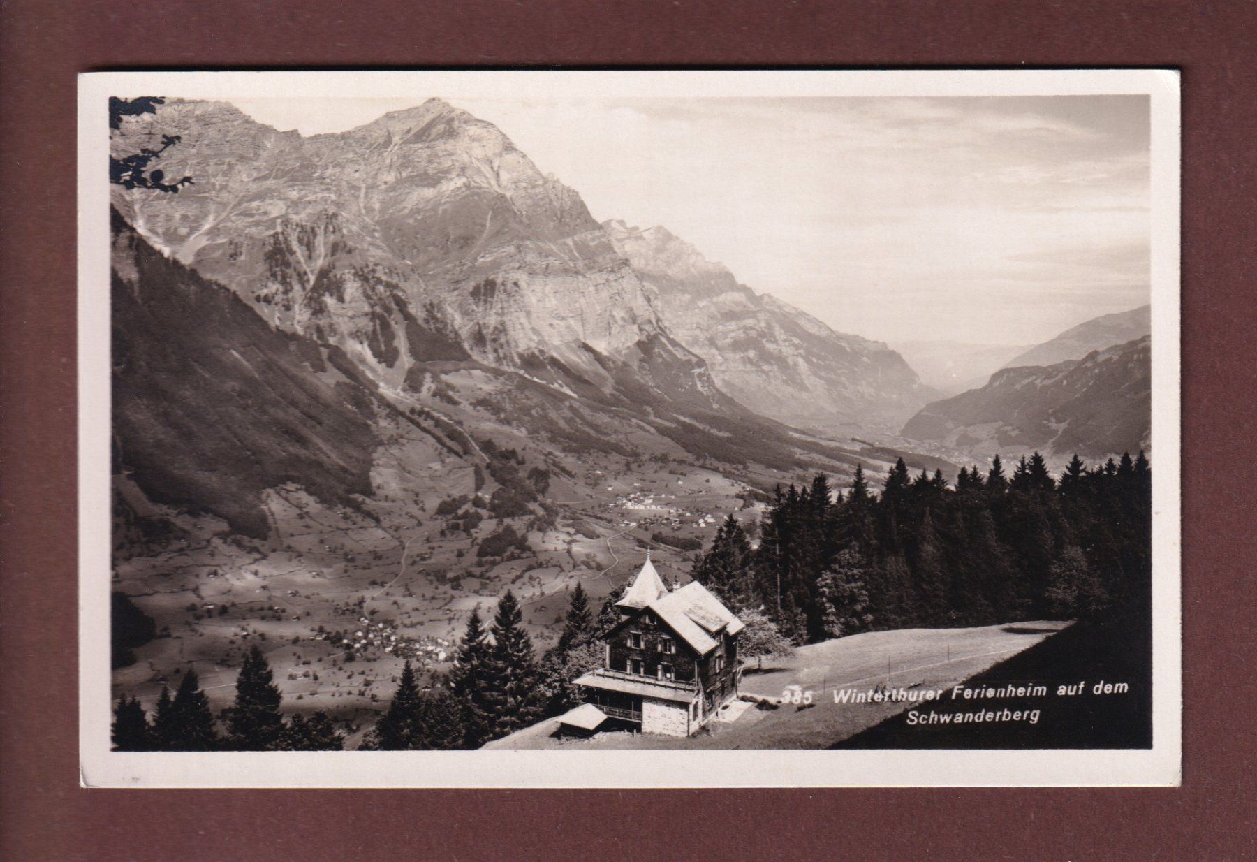 Cartes postales: SCHWANDERBERG - Winterthurer Ferienheim – D'occasion à Pully par nicecards-shop