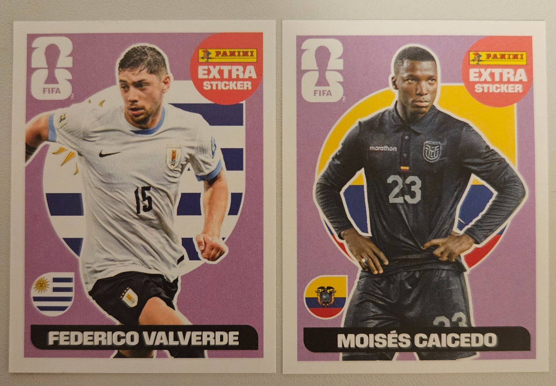 Panini Carte collezionabili: Panini Wm 2026 - Extra Sticker Valverde / Caicedo – Usato da Fahrweid venduto da TR52