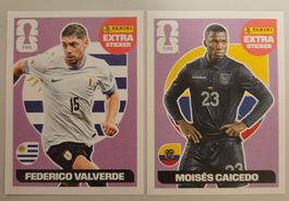 Panini Wm 2026 - Extra Sticker Valverde / Caicedo