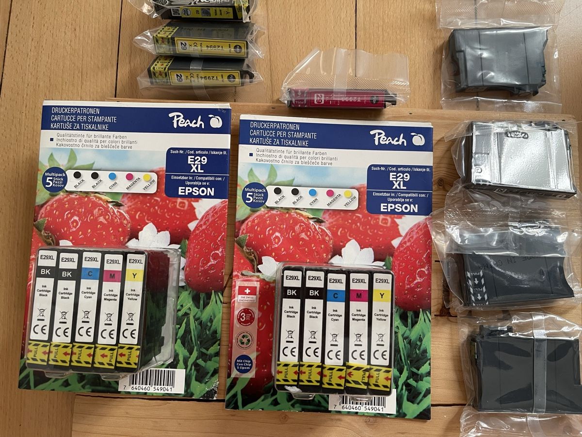Epson Cartucce per stampanti & toner: Epson Drucker Peach E29 XL Druckerpatronen Multipack – Usato da Zürich venduto da Hamaster