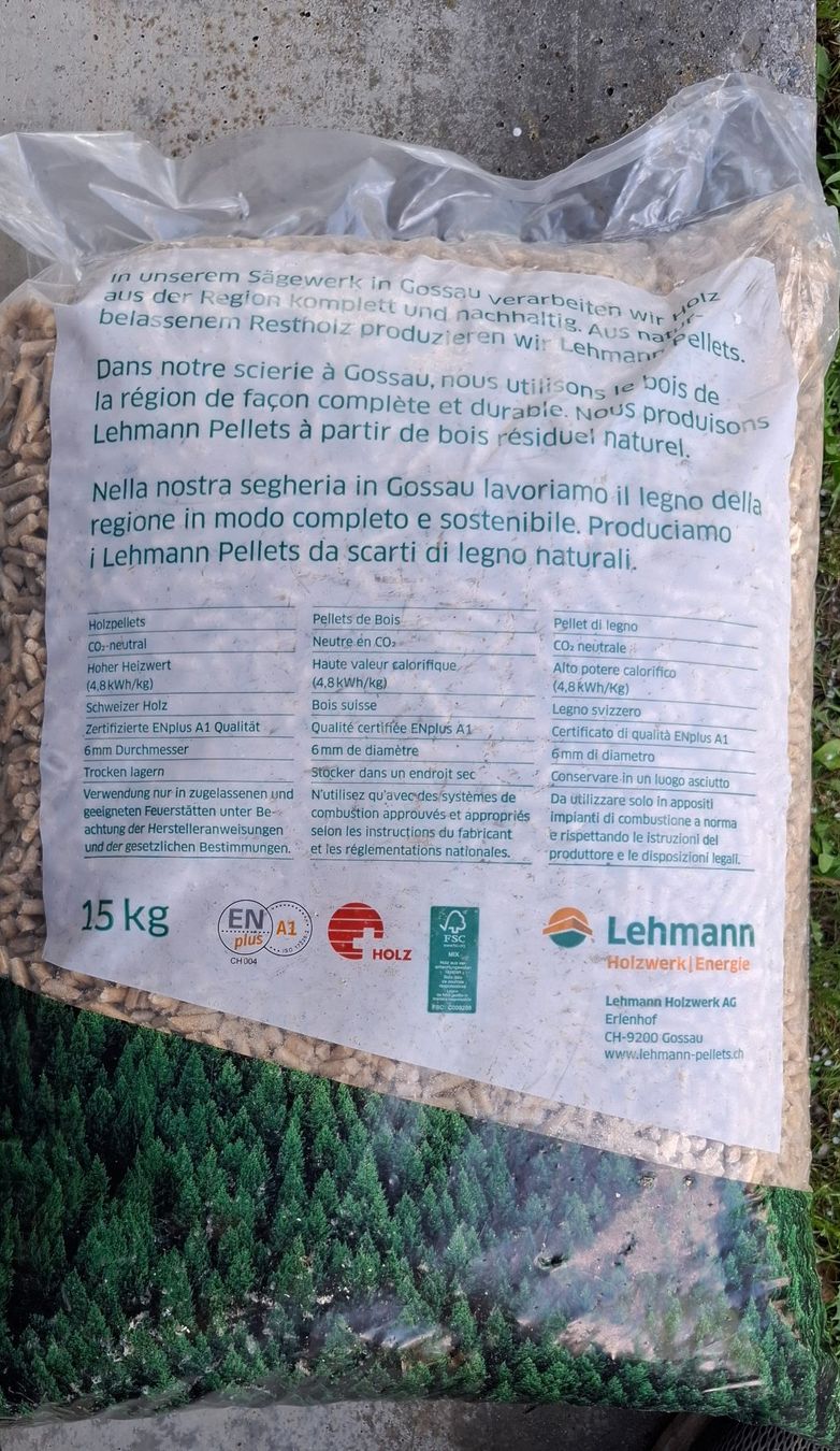 Holzartikel: Lehmann Pellets Sack, 15kg, Neu – Neu und originalverpackt aus Lachen SZ von Azrael83 1