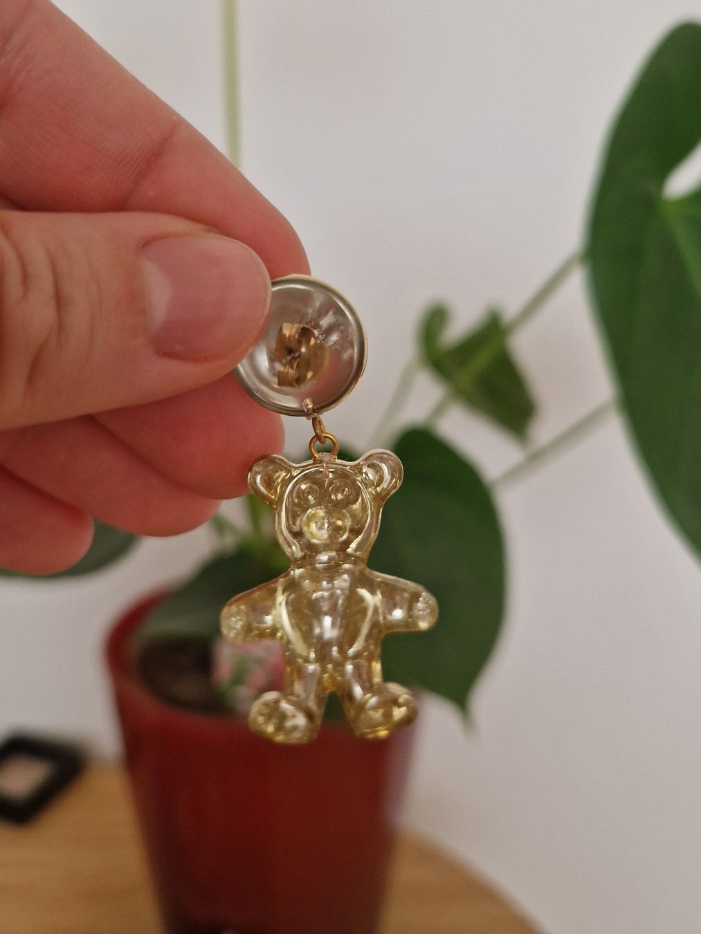 Orecchini pendenti & Orecchini a lobo: Goldene Teddybär Ohrringe – Usato da Erlinsbach SO venduto da ULIKH 3