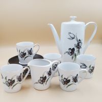 Service porcelaine Winterling Bavière Tulipe Noire