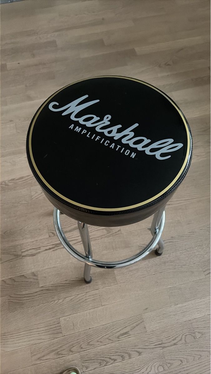 Sgabelli: Sgabello Marshall Vintage Nero e Cromato - Iconico! – Usato da Glattpark(Opfikon) venduto da zeado