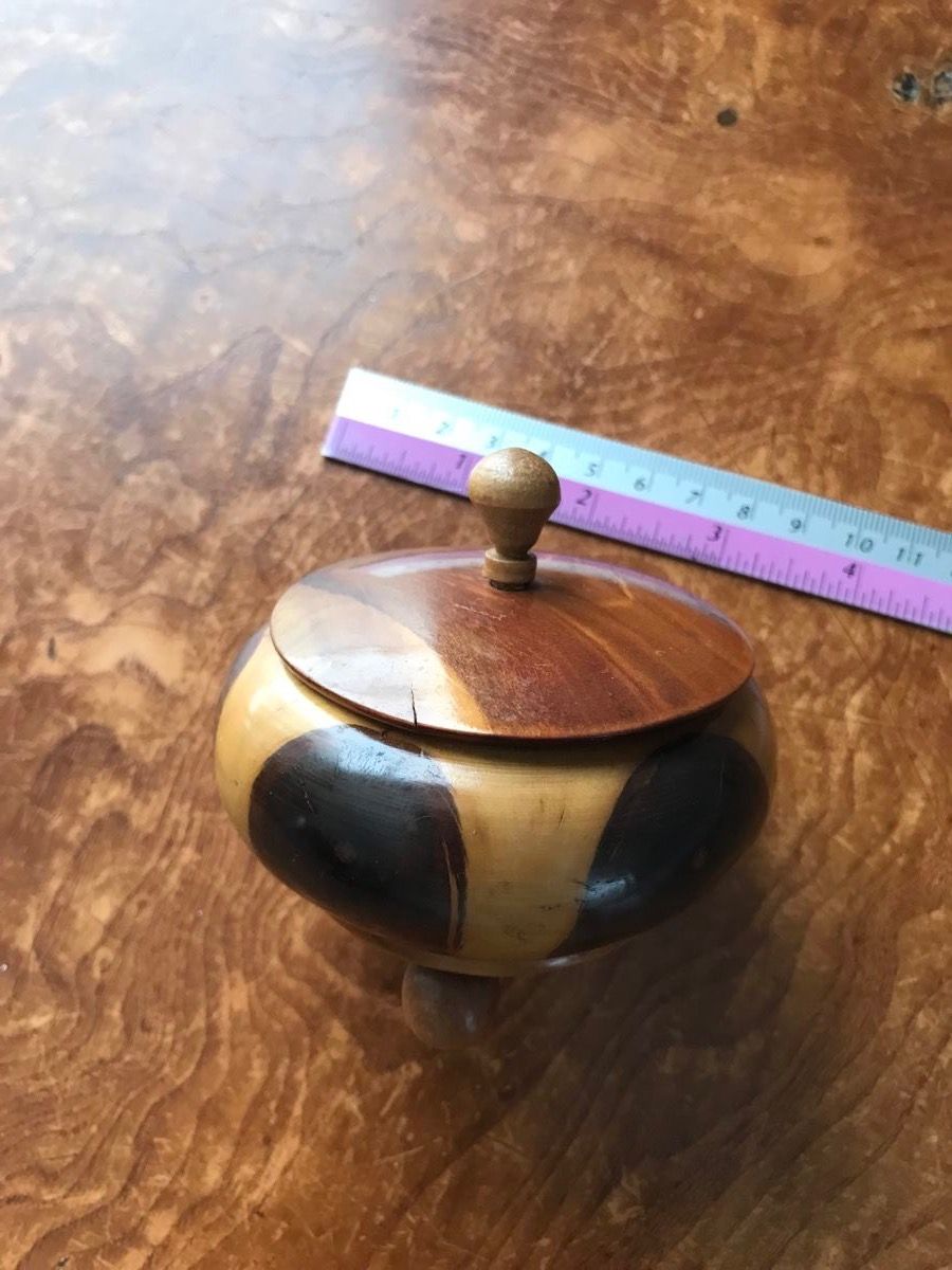 Articoli in legno: Schmuckkästchen aus Ebenholz, antik – Usato da Richterswil venduto da giacometti222 3