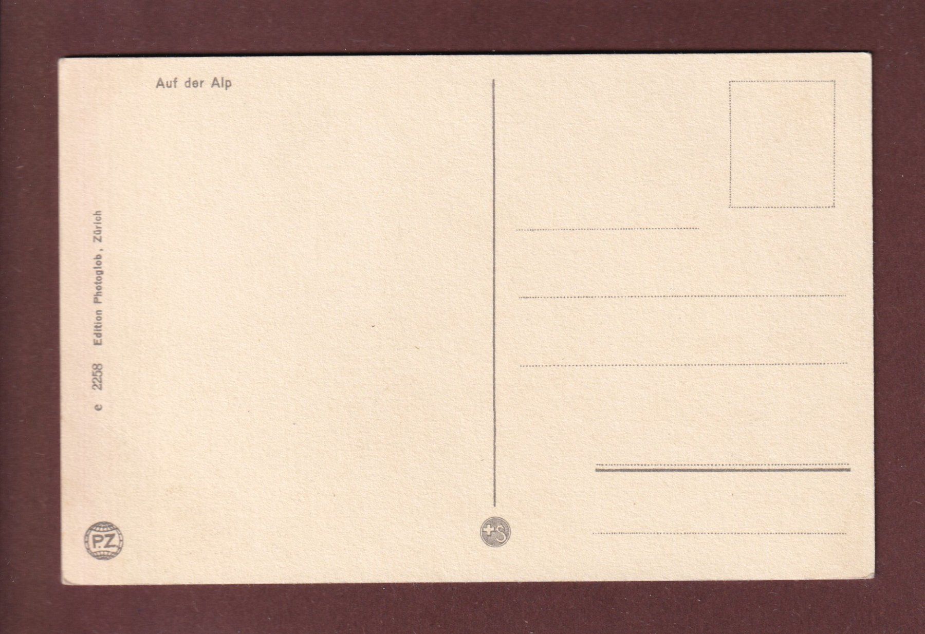 Cartoline postali: AUF DER ALP - Kühe – Usato da Pully venduto da nicecards 1