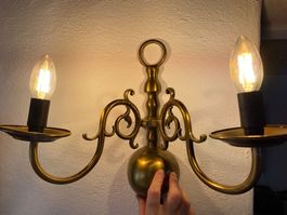 Wandleuchte, Lampe mit Kabel für Steckdose
