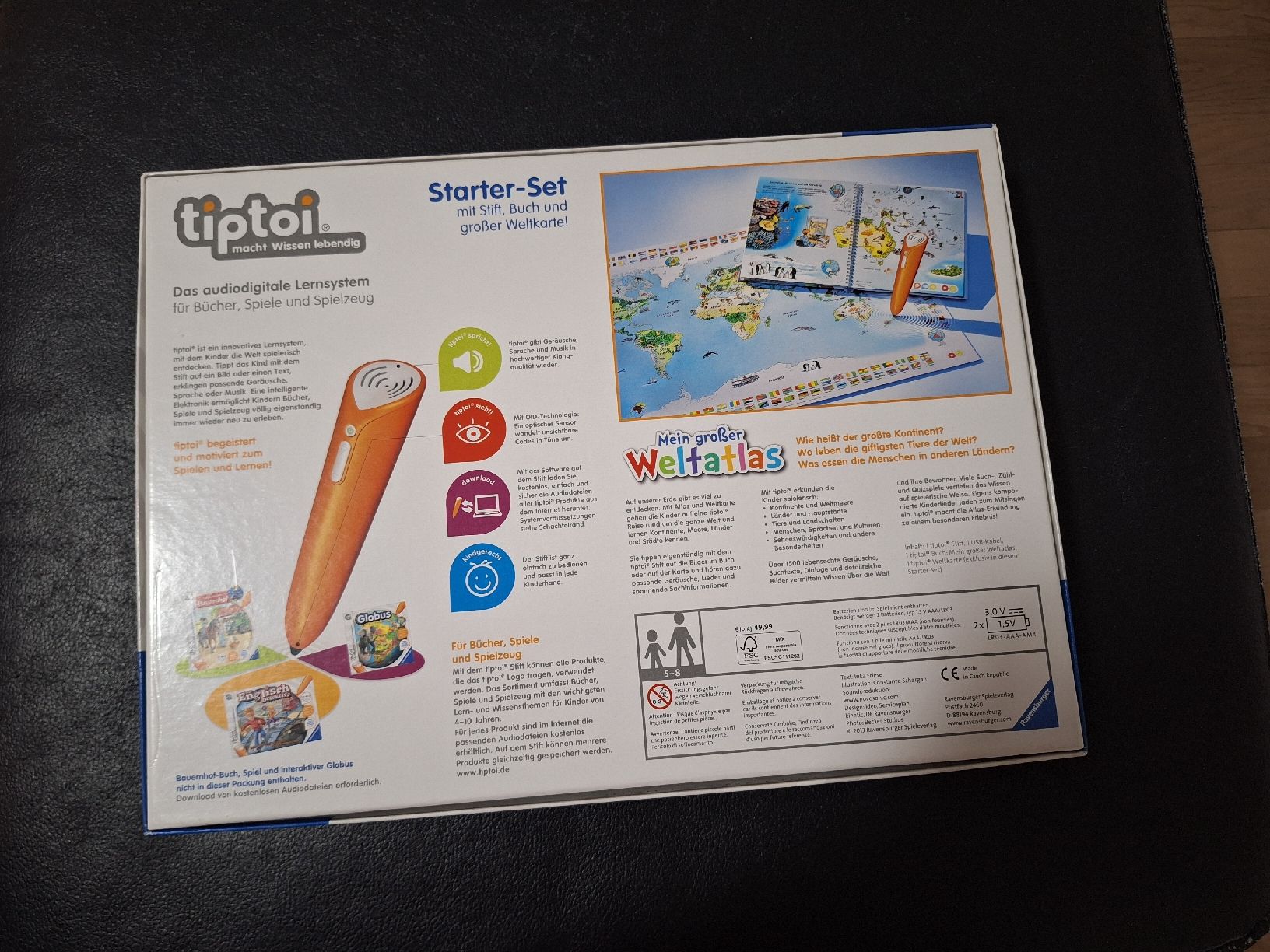 Libri: tiptoi Starter-Set Weltatlas – Usato da Hochdorf venduto da Verkauf-H-0000 2