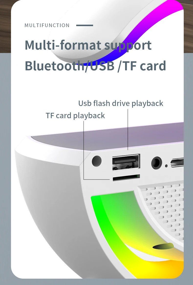 Lampade: Disk Bluetooth-Lautsprecher RGB-Nachtlicht – Nuovo e nell'imballaggio originale da Unterägeri venduto da RmOnline 6