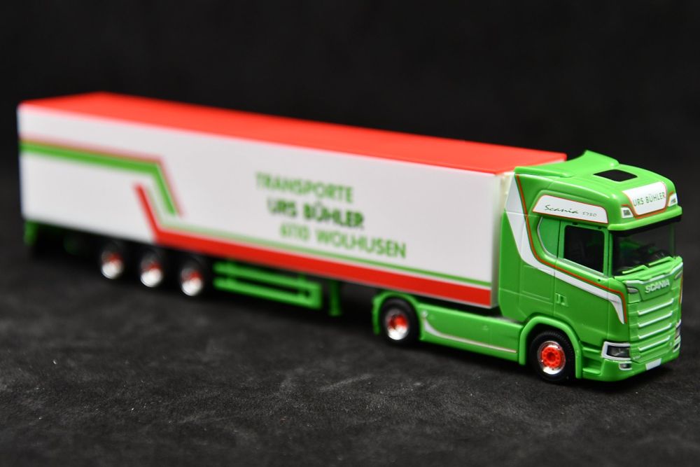 HERPA 1:87 BONNE affaire ! Scania semi-remorque camion HCC 2001, voir