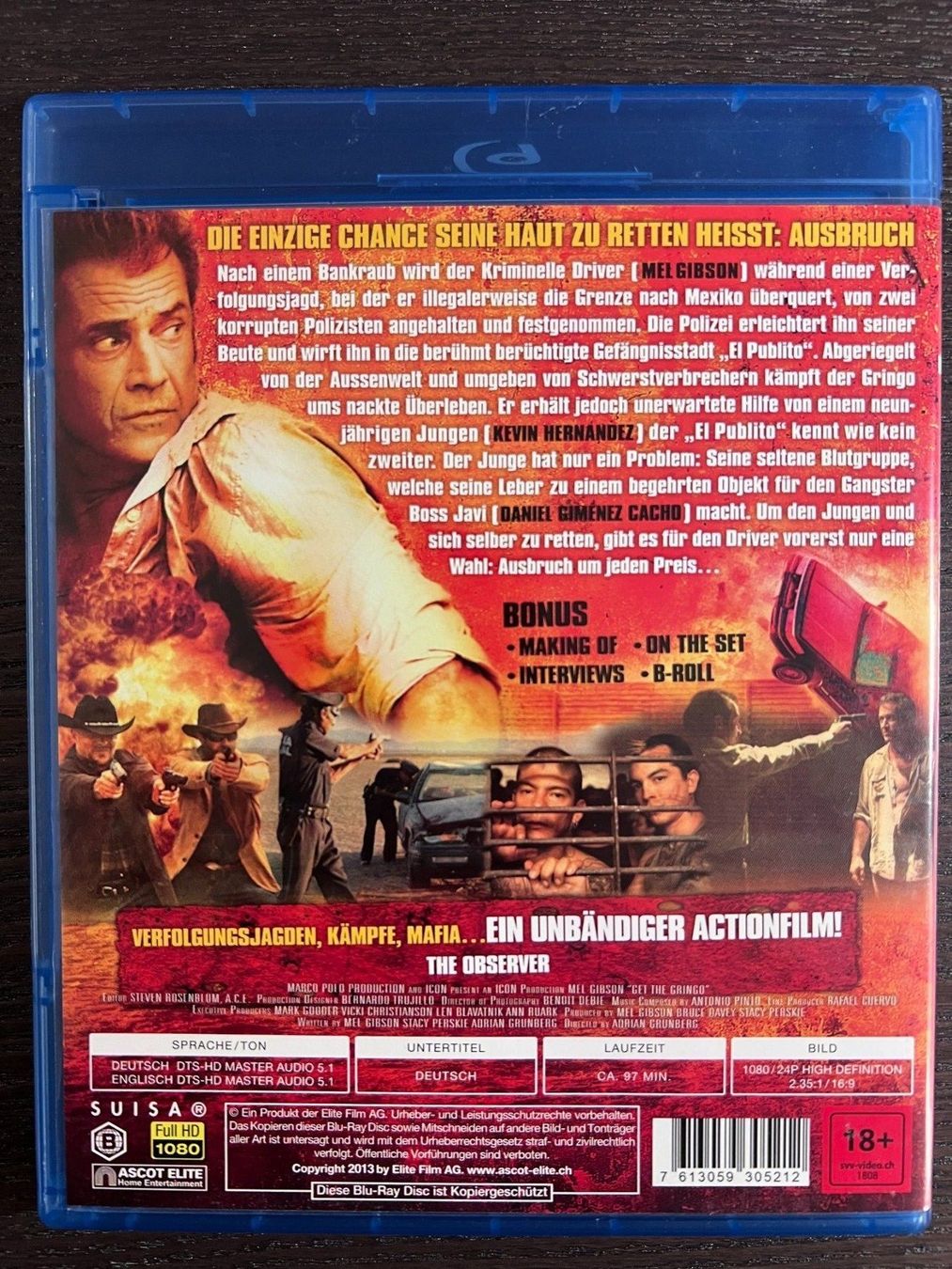 Tutti i DVDs: Get the Gringo – Usato da Zürich venduto da Blu-ray_ZH 1