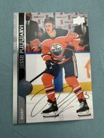 Jesse Puljujarvi NHL Genf Servette Hockey Card signiert 