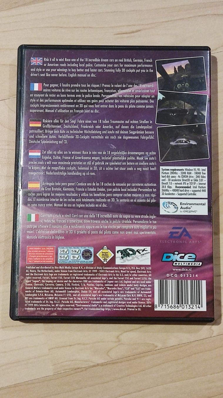 Giochi: Need For Speed Road Challenge EA PC – Usato da Schongau venduto da Retro_Shop 1