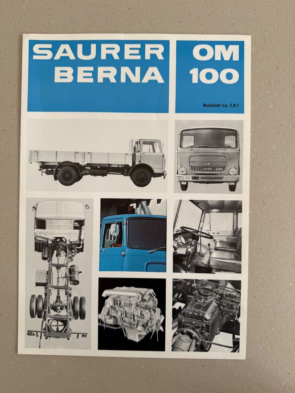 Saurer Dokumente: SAURER BERNA OM 100 Prospekt – Gebraucht aus Stans von Huonder66