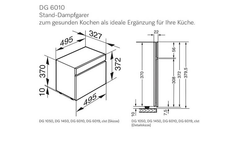 Miele Küchengeräte: Miele Stand-Dampfgarer – Gebraucht aus Zürich von Stakramer 3