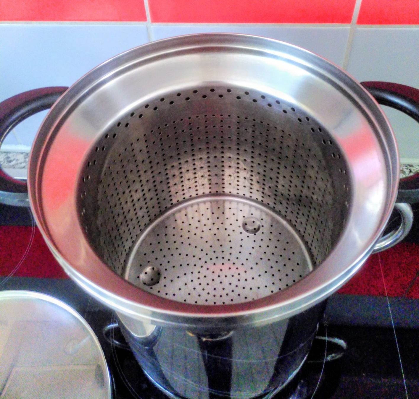 Alessi Pentole: Edelstahl Pastakochtopf von Alessi – Usato da Sursee venduto da Benevol 3