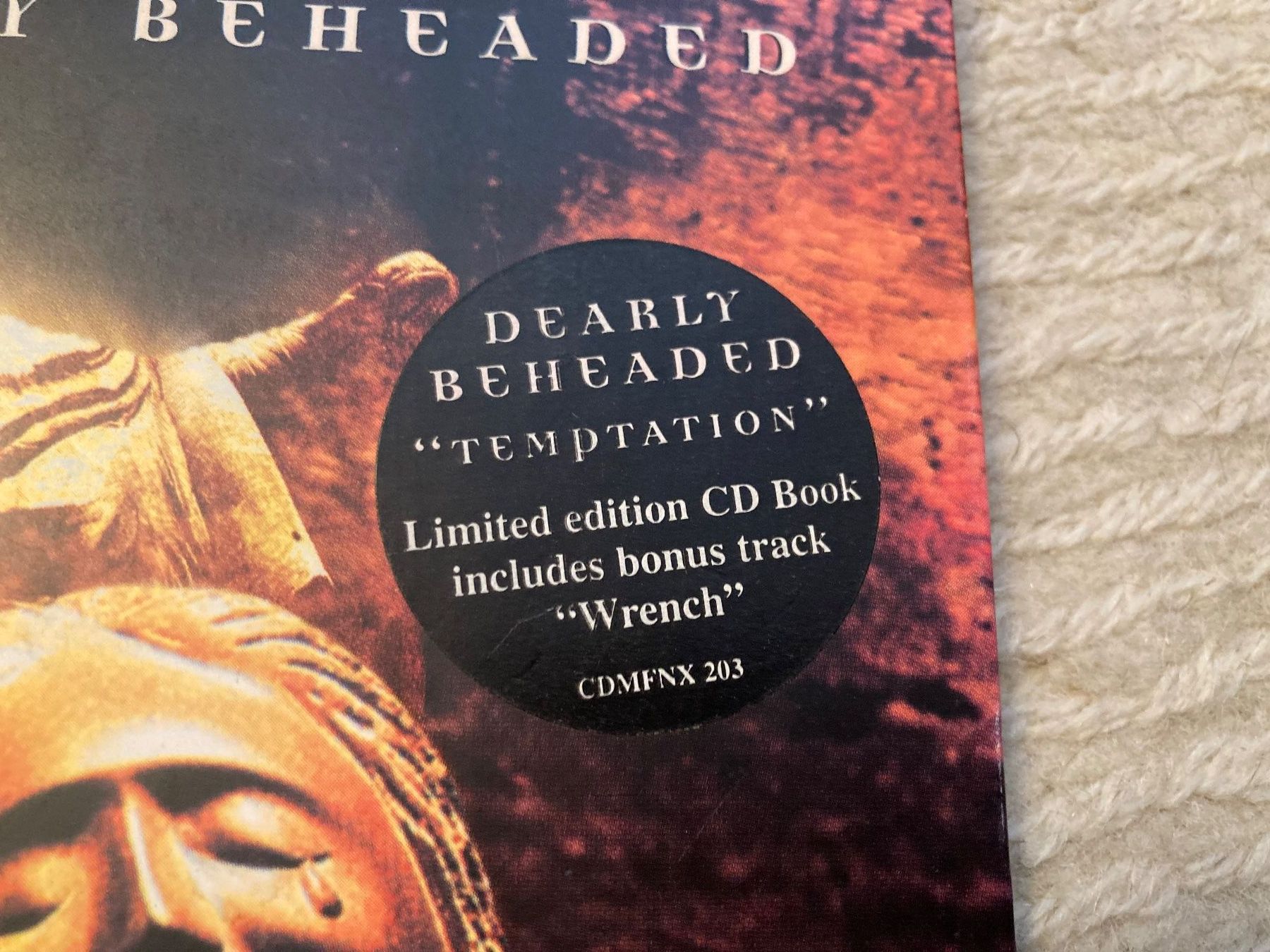 CD: Dearly Beheaded- Temptation CD 1996 – Usato da Wagenhausen venduto da Novafreund283 3