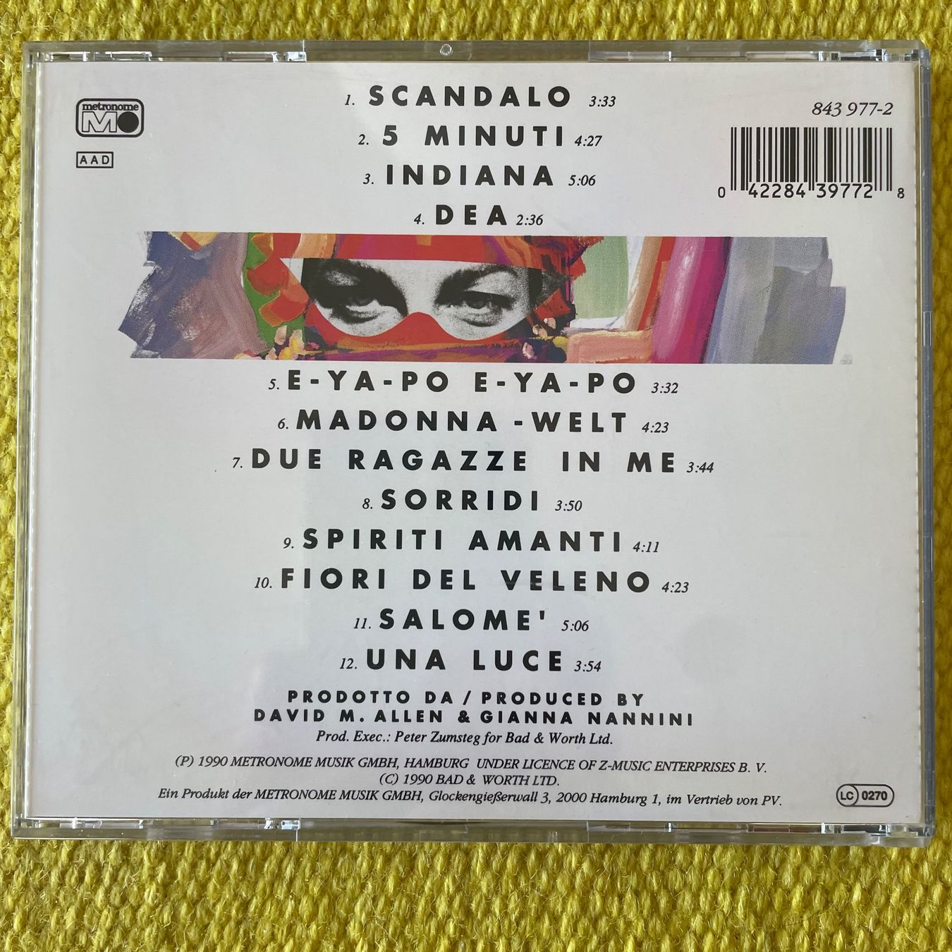 CD: GIANNA NANNINI-SCANDALO – Usato da Rorschacherberg venduto da CD-Roli 1