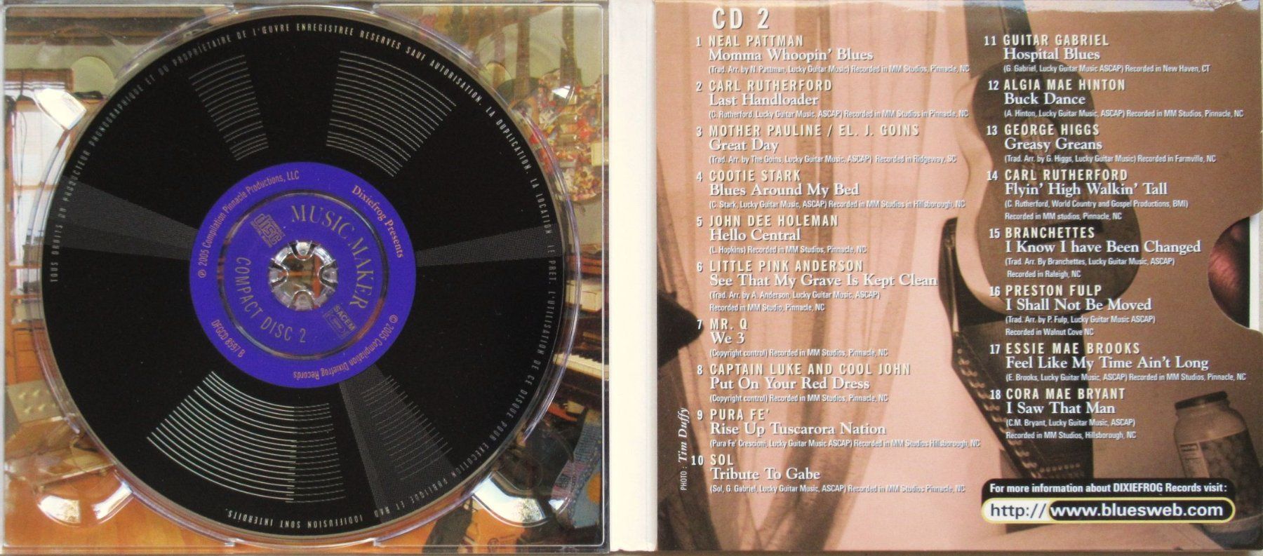 CD: original DIXIEFROG PRESENTS MUSIC MAKER 2005 2 CDs – Usato da Lohn-Ammannsegg venduto da rrrikko 3