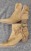 Stiefeletten Gr 41 mit Fransen