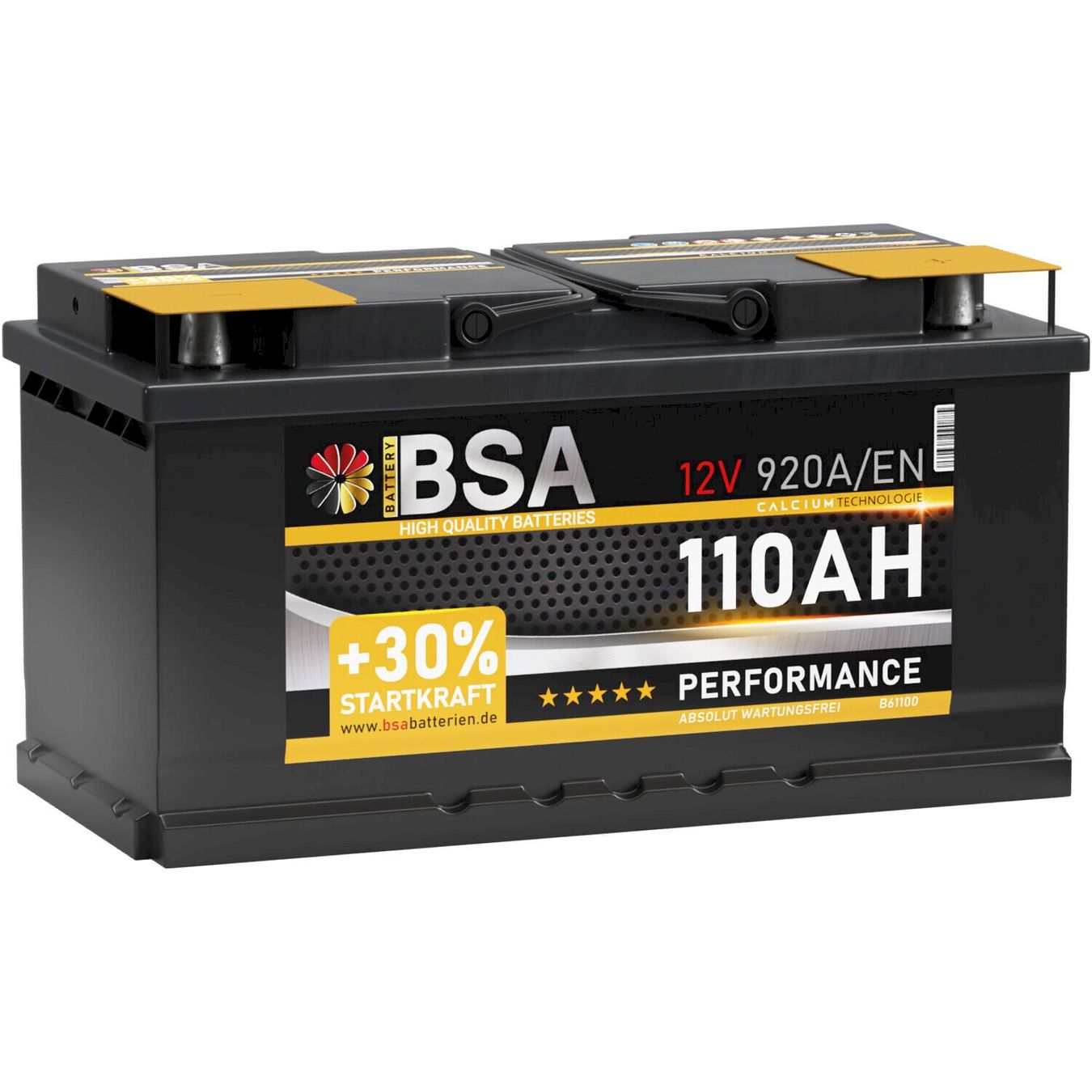 Batterie: BSA Performance Autobatterie 110AH 12V – Nuovo e nell'imballaggio originale da Bottighofen venduto da zaap 1