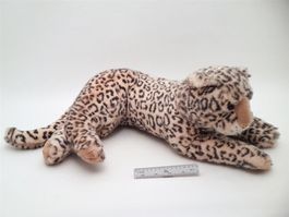 Stofftier Raubkatze Leopard liegend