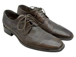 Chaussures basses Borrelli Oxford cuir marron. Pointure 41