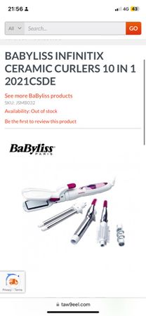 babyliss infinitix 10 in 1 lockenstab