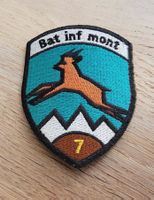 Badge Bat Inf mont 7 braun