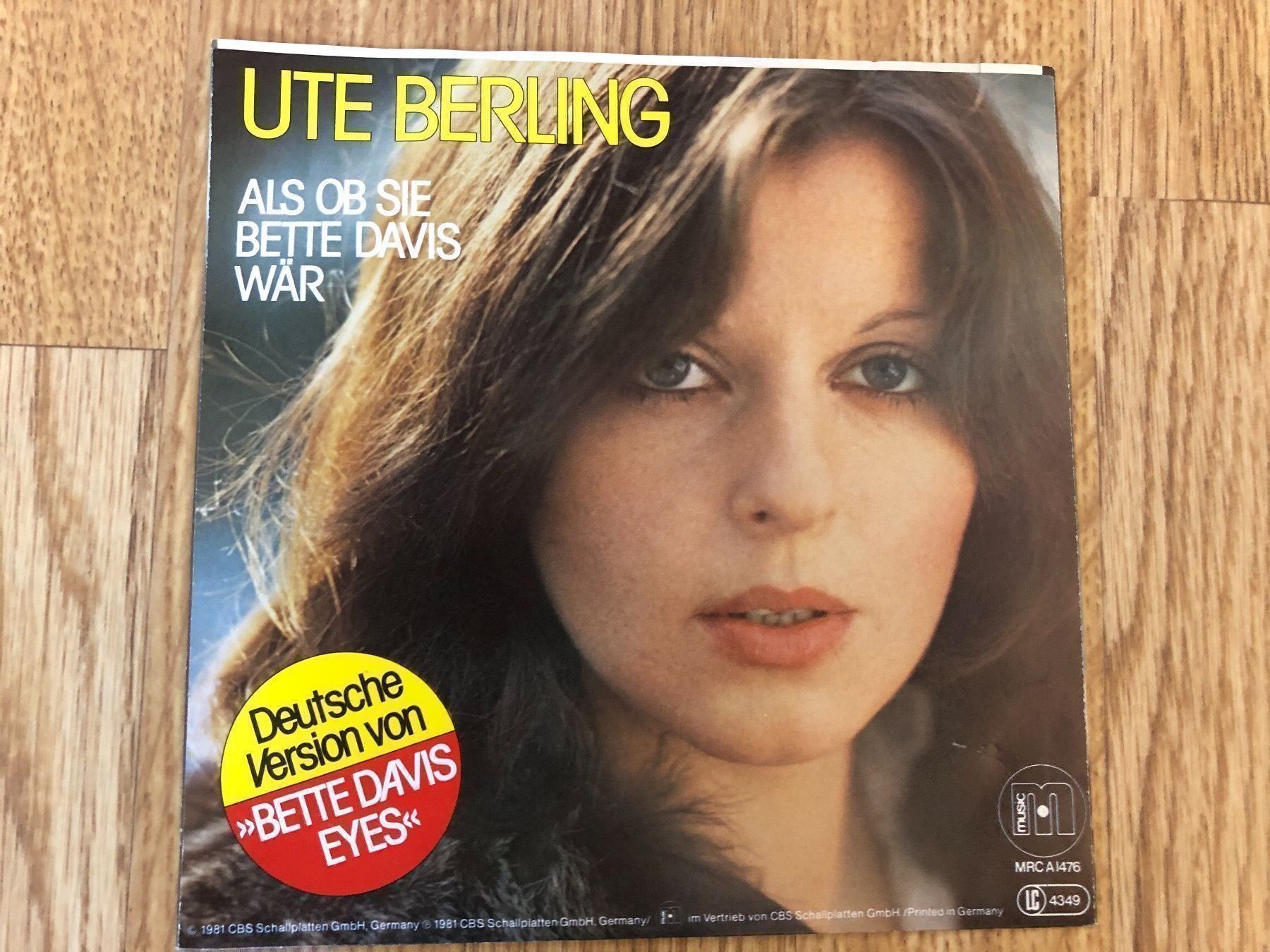 Dischi in vinile: Ute Berling - Als Ob Sie Bette Davis Wär – Usato da Schübelbach venduto da Klabauterli 1
